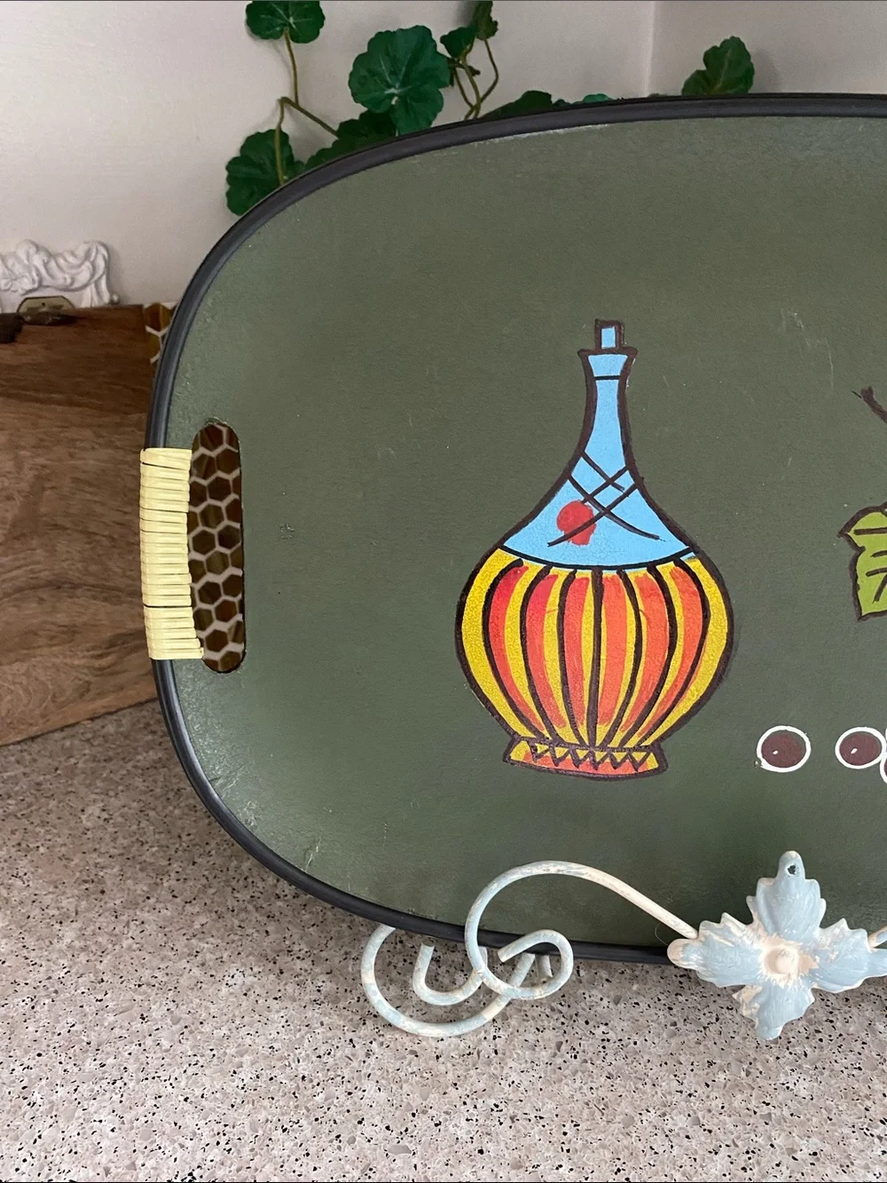 Vintage 1960’s Mid-Century Modern Barware Tray